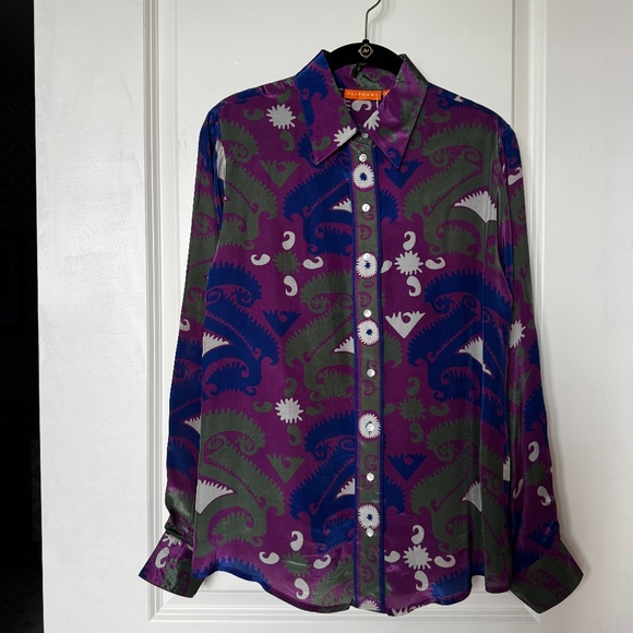Oliphant Blouse - Magenta Uzbek Sz XS - Picture 1 of 8